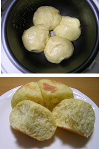 炊飯器でパン