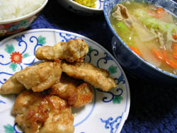 揚げない鳥のから揚げ